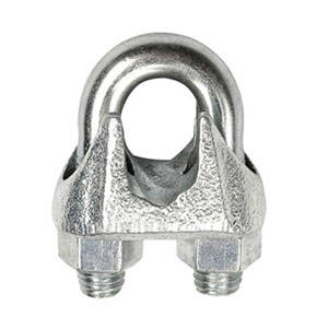 MALLEABLE WIRE ROPE CLIPS (MADE IN U.S.A.)