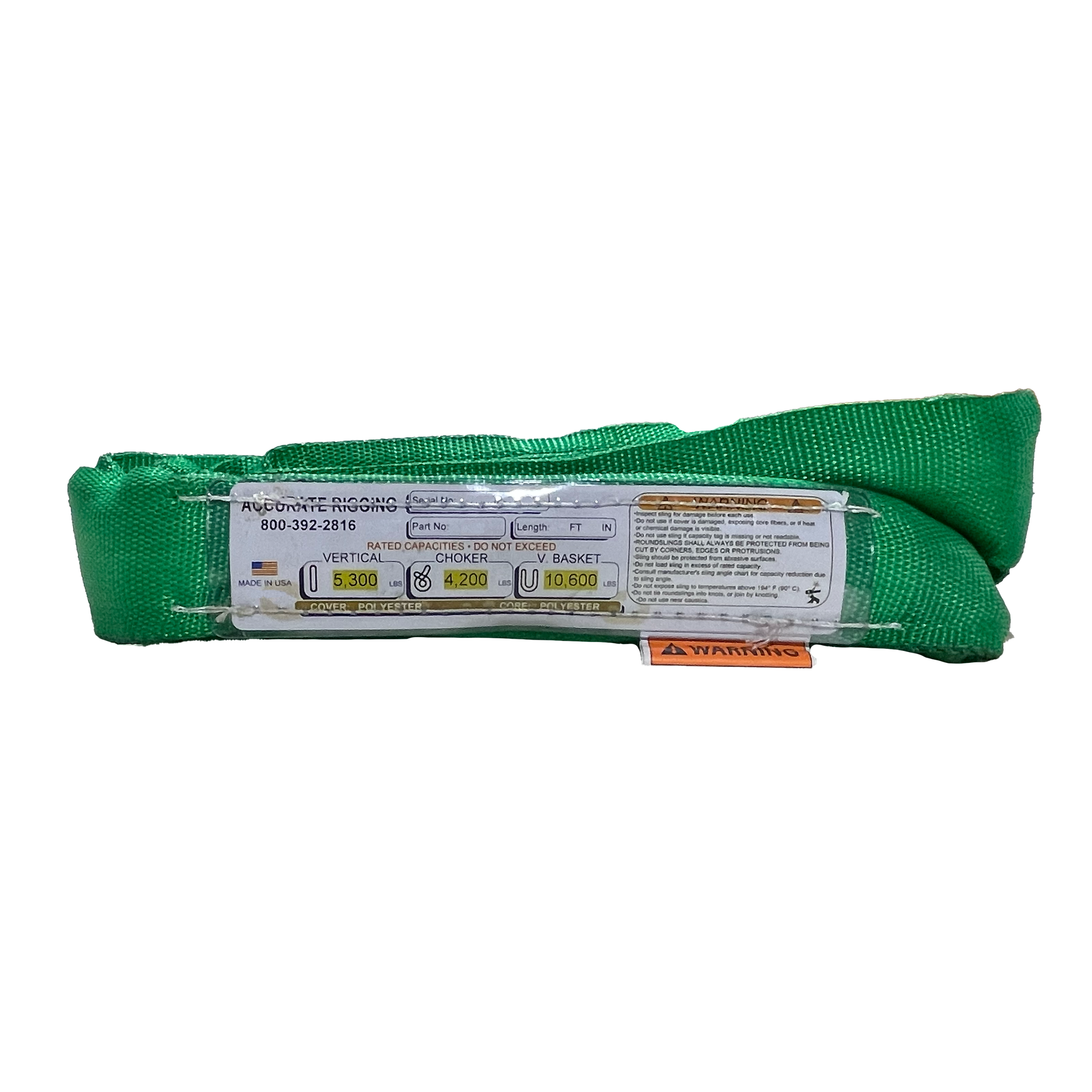 GREEN ROUNDSLINGS – Accurate Rigging & Fabrication