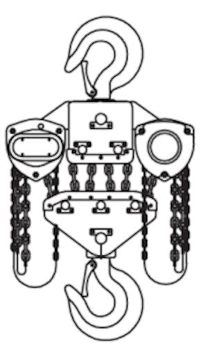 ALL MATERIAL HANDLING MA-SERIES HAND CHAIN HOIST