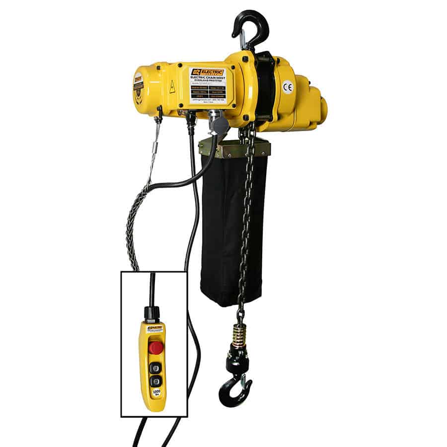 OZ H3 DUTY ELECTRIC HOISTS - SINGLE-PHASE